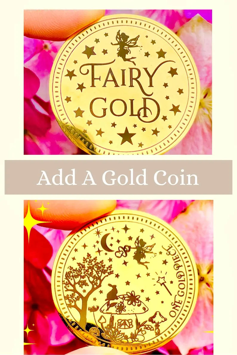 Dummy Fairy LETTER and Dummy Fairy MEDAL! Fairy Gold Coin and Fairy Dust. Binkie Fairy Letter, Soother Fairy Letter & Pacifier Fairy Letter