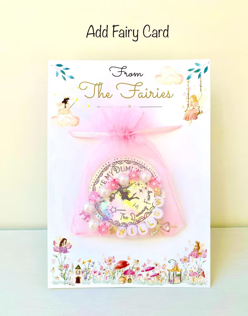 Dummy Fairy Gift & Letter! Party Bag Fillers, Fairy Gift Fairy for Fairy Party Bags! Soother Fairy Gift! Binkie Fairy Award