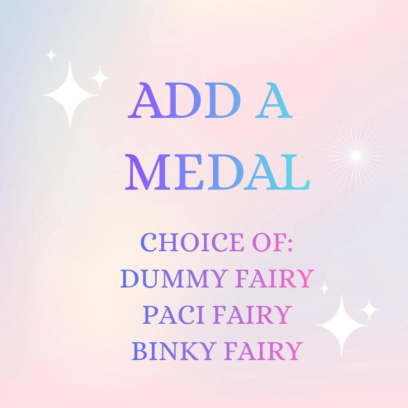 Dummy Fairy Gift & Letter! Party Bag Fillers, Fairy Gift Fairy for Fairy Party Bags! Soother Fairy Gift! Binkie Fairy Award