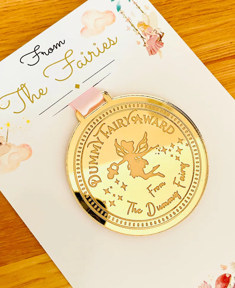 Dummy Fairy Gift & Letter! Party Bag Fillers, Fairy Gift Fairy for Fairy Party Bags! Soother Fairy Gift! Binkie Fairy Award