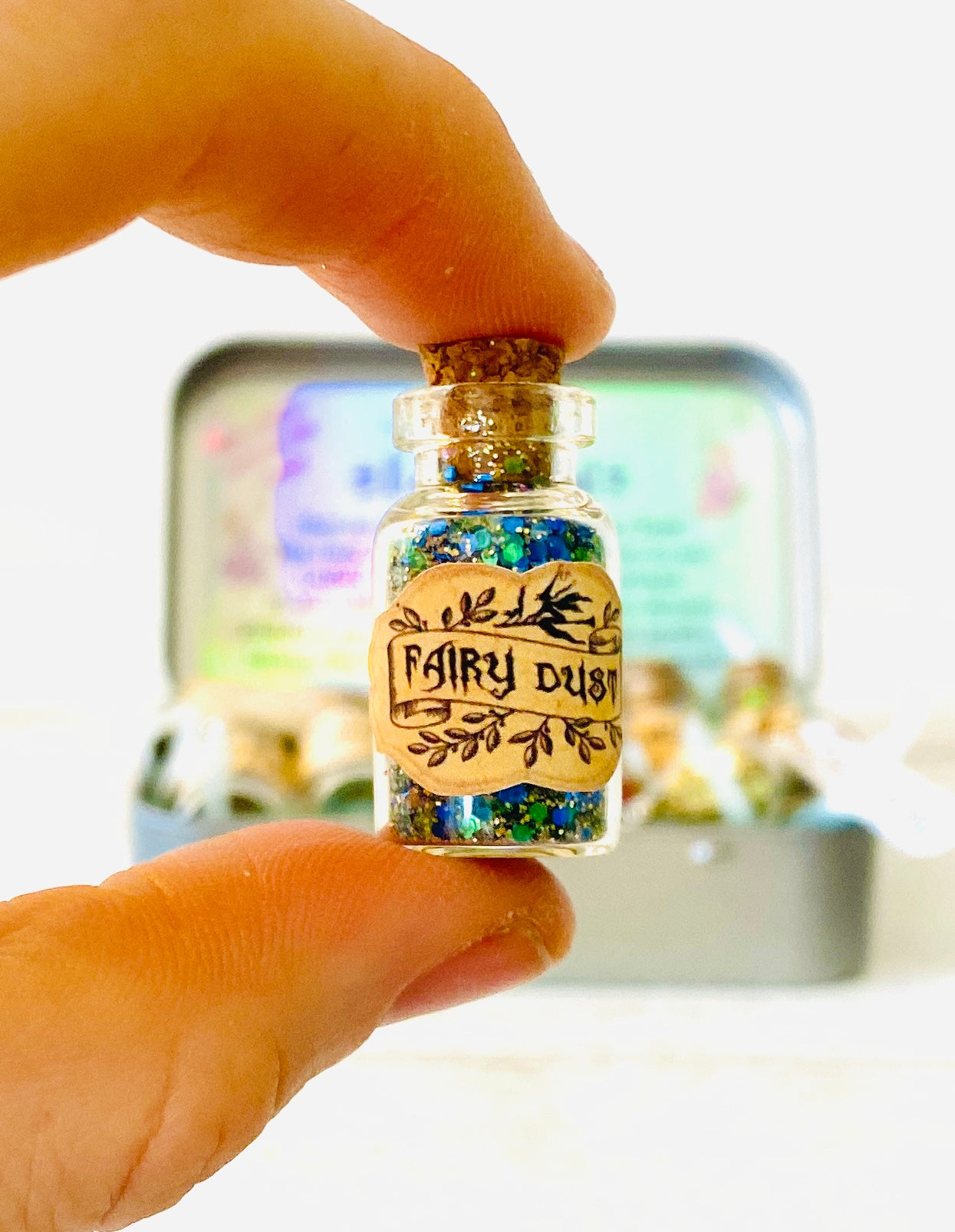 Make Your Own FAIRY DUST -perfect gift from the Tooth Fairy or Fairy Party Bag Fillers, mini Fairy Dust Bottles, Fairy Birthday Gift