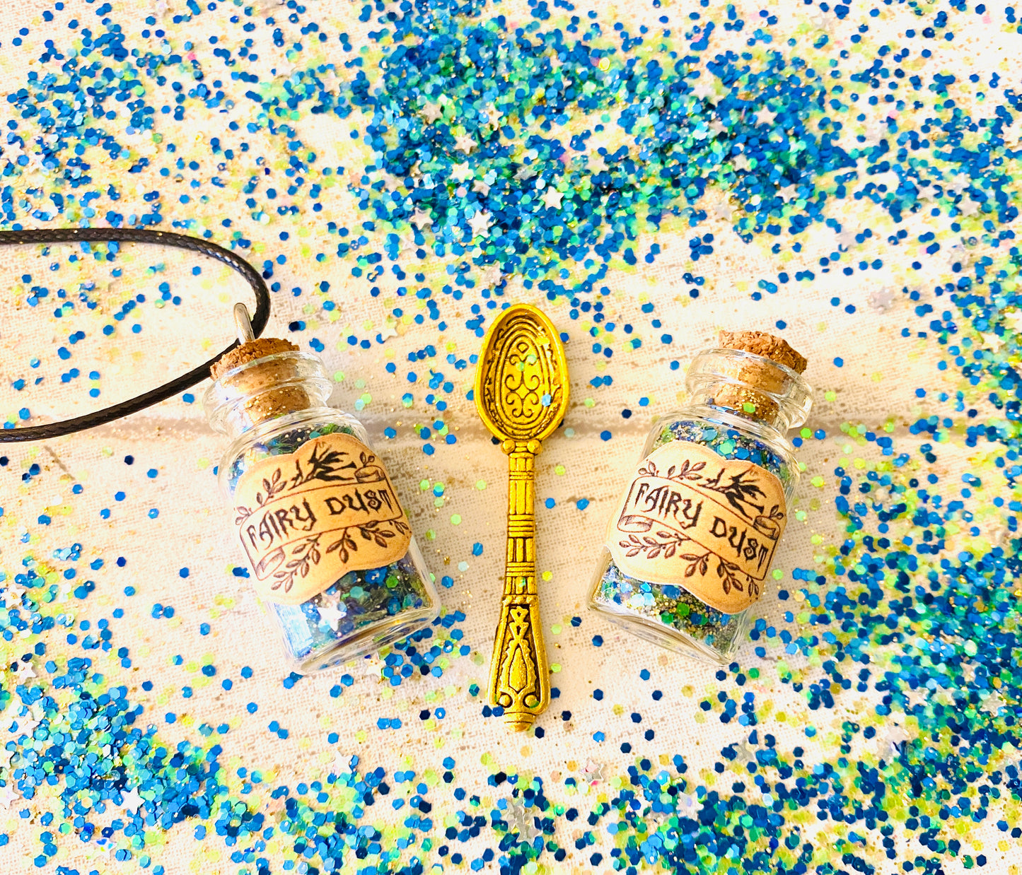 Make Your Own FAIRY DUST -perfect gift from the Tooth Fairy or Fairy Party Bag Fillers, mini Fairy Dust Bottles, Fairy Birthday Gift