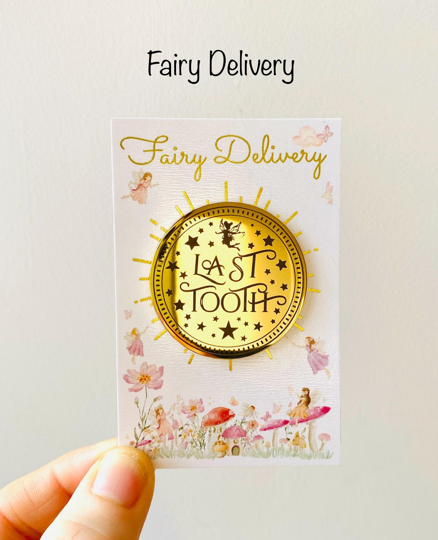 Last Tooth Fairy Gold COIN & LETTER | Final Milk Tooth Keepsake Gift __etsy:6654852232