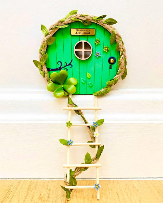 Leprechaun Home with Ladder! Add this Leprechaun Door to your St Patrick’s Day Decor! Leprechaun Treasure __etsy:8099141758
