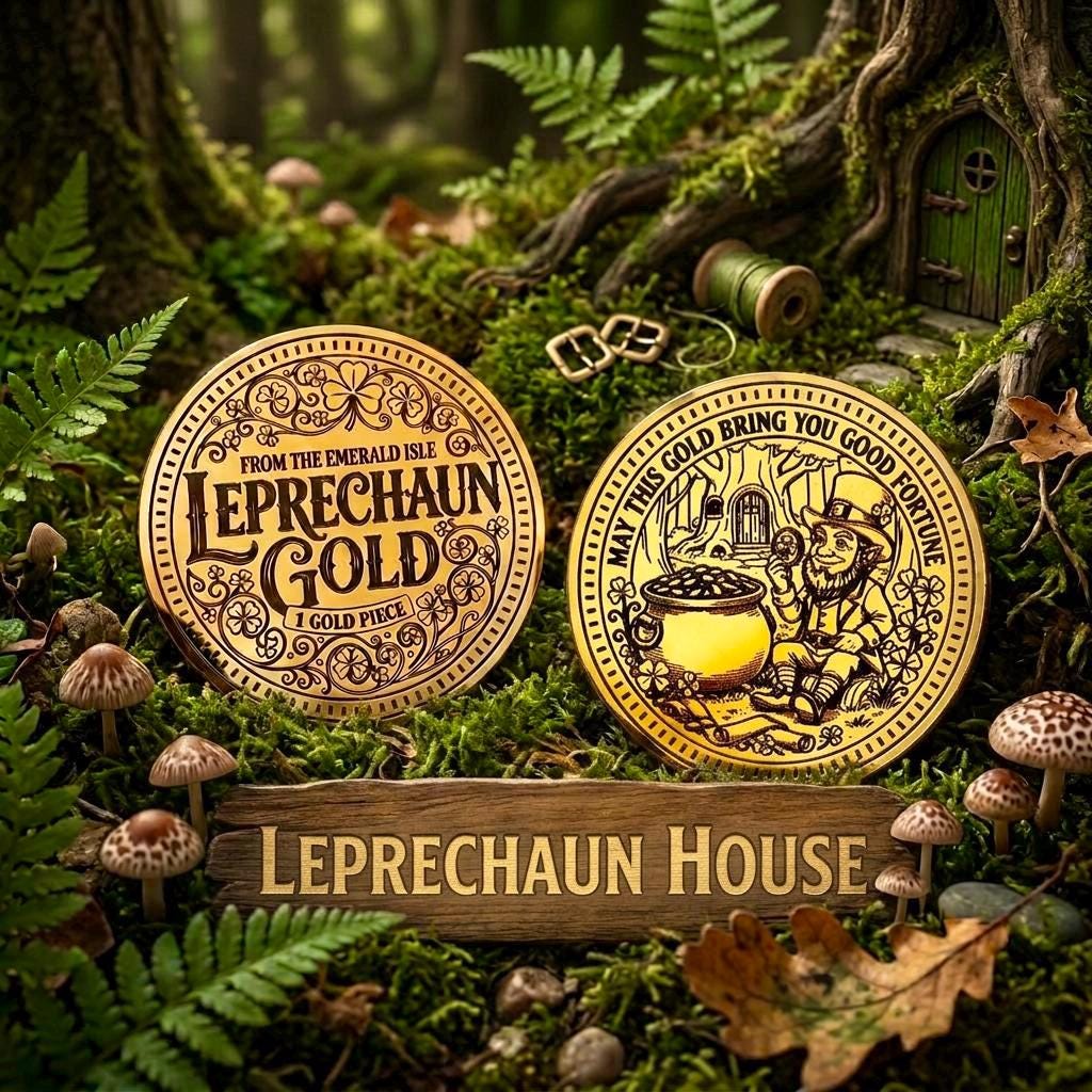 Leprechaun Home with Ladder! Add this Leprechaun Door to your St Patrick’s Day Decor! Leprechaun Treasure __etsy:8099242970
