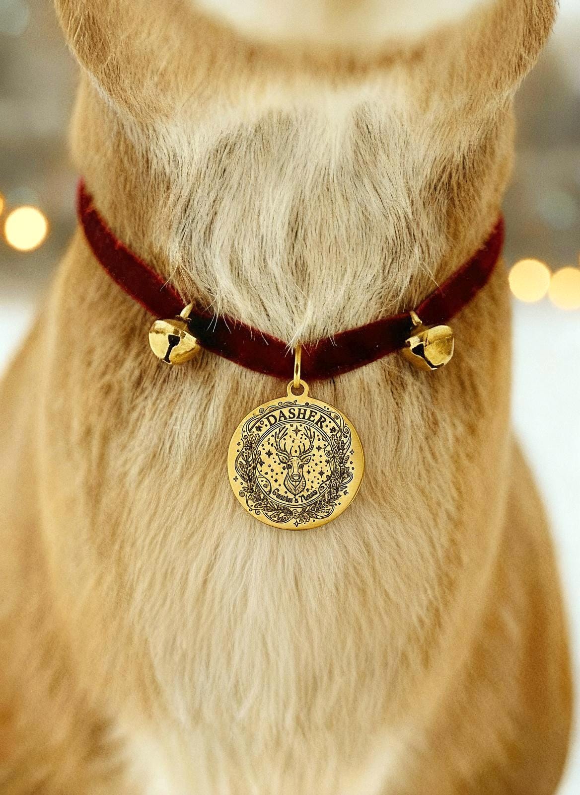 Lost REINDEER TAG- Santa’s Reindeer lost their Metal tag whilst visiting! Christmas Eve Box filler Stocking Filler. Honorary Elf™ Collection