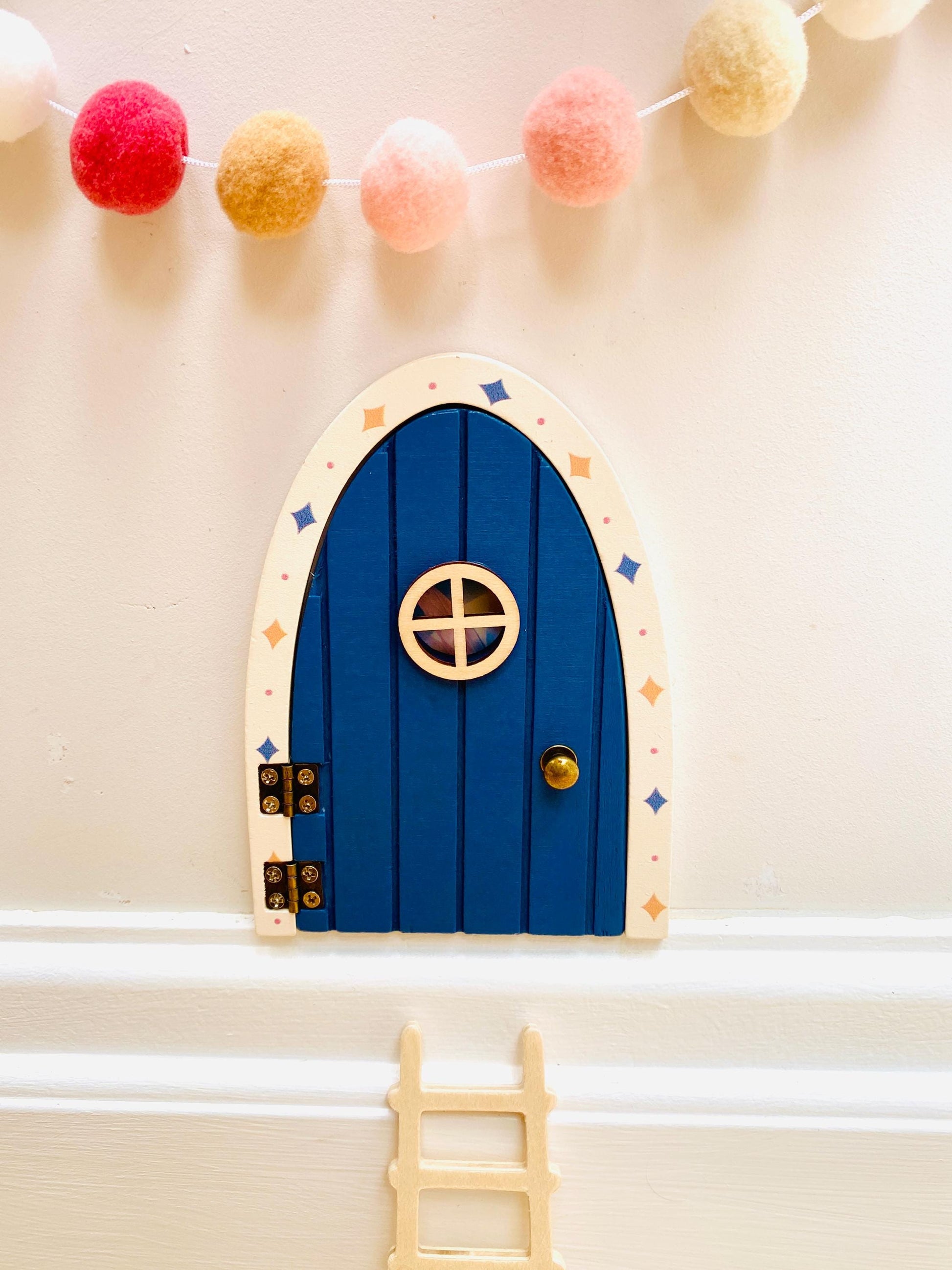 OPENING Fairy Doors - Fairy Bedroom Decor- perfect Fairy Birthday Gift! Fairy Door Key with Fairy Dust and Fairy Gold Coin.