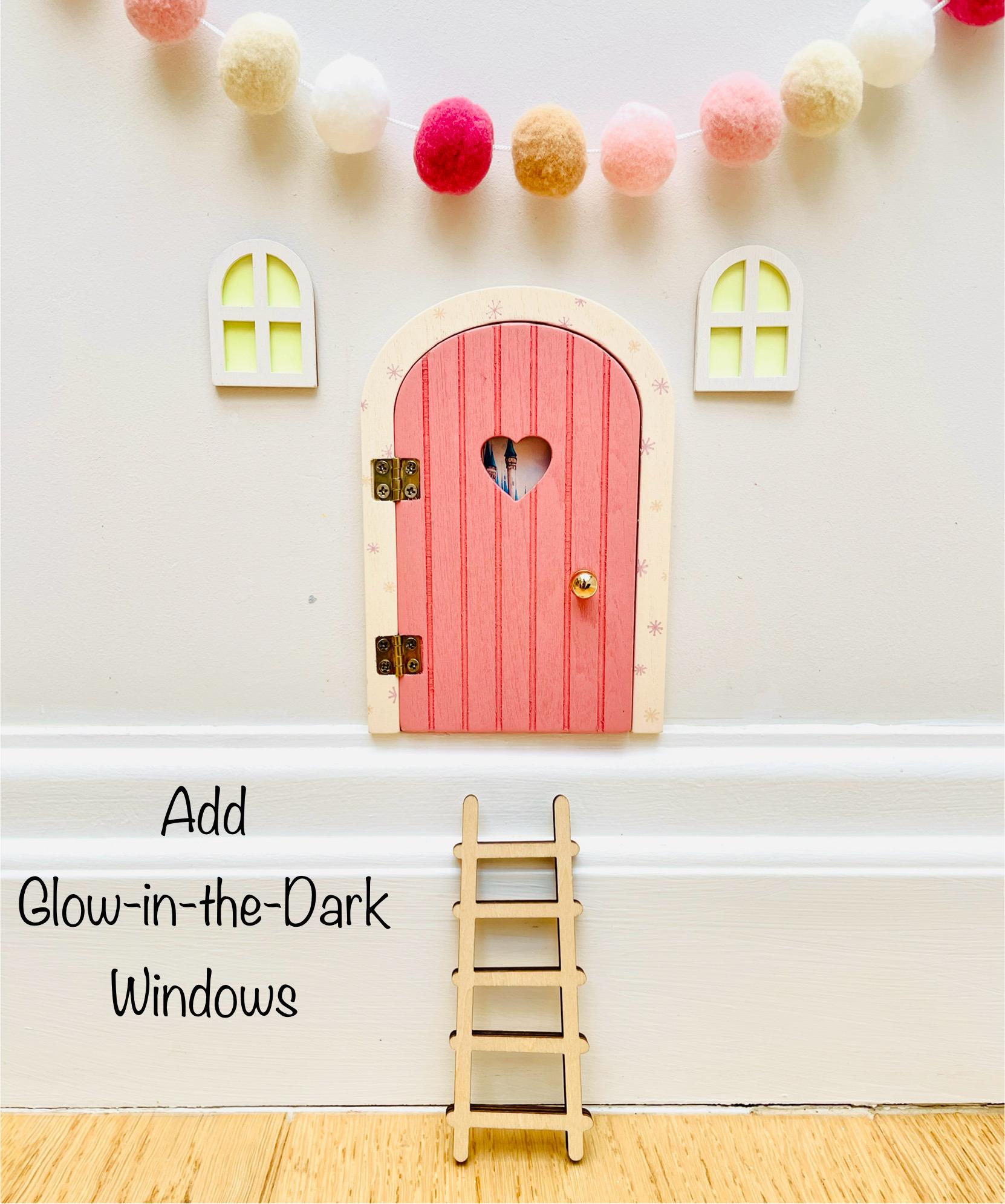 OPENING Fairy Doors - Fairy Bedroom Decor- perfect Fairy Birthday Gift! Fairy Door Key with Fairy Dust and Fairy Gold Coin.