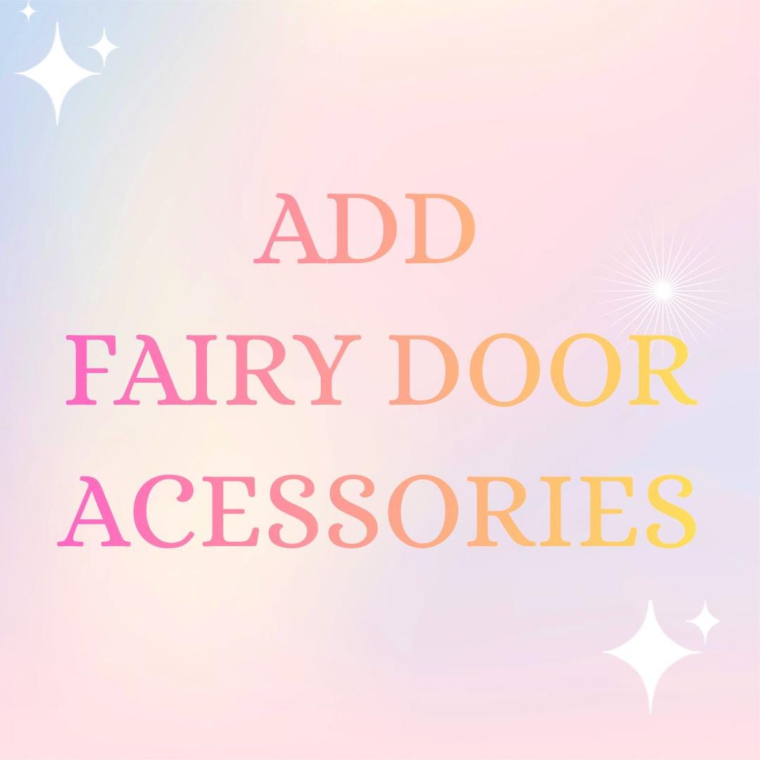 OPENING Fairy Doors -Fairy Bedroom Decor- perfect Fairy Birthday Gift! Wooden Fairy Door with Key, Fairy Dust and Fairy Gold Coin.