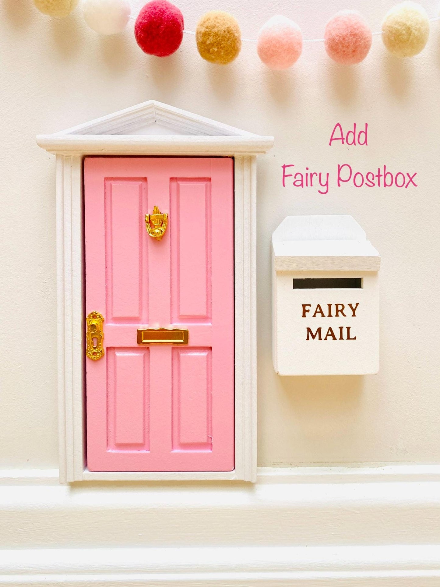 OPENING Fairy Doors -Fairy Bedroom Decor- perfect Fairy Birthday Gift! Wooden Fairy Door with Key, Fairy Dust and Fairy Gold Coin.