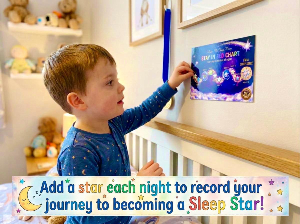 Sleep in your Own Bed Kit- Sleep Fairy Bedtime Reward Set with Dream Coin & Sleep Medal | Includes Sleep Chart with Encouragement Letters __etsy:8057623304