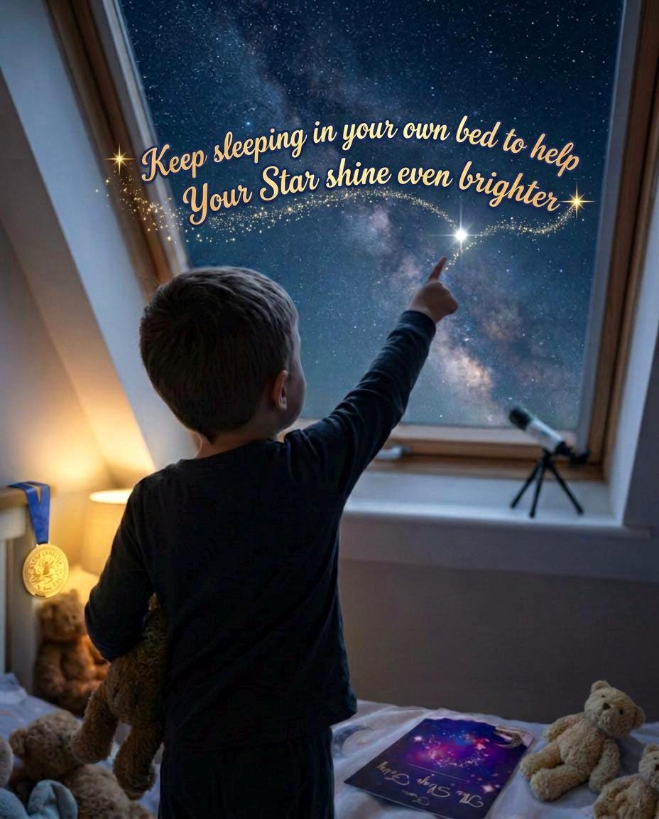 Sleep in your Own Bed Kit- Sleep Fairy Bedtime Reward Set with Dream Coin & Sleep Medal | Includes Sleep Chart with Encouragement Letters __etsy:8057928270
