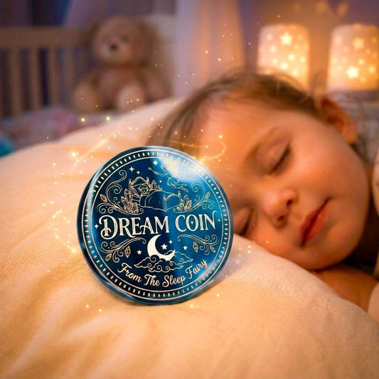 Sleep in your Own Bed Kit- Sleep Fairy Bedtime Reward Set with Dream Coin & Sleep Medal | Includes Sleep Chart with Encouragement Letters __etsy:7852903944