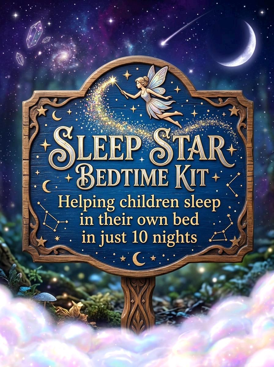 Sleep in your Own Bed Kit- Sleep Fairy Bedtime Reward Set with Dream Coin & Sleep Medal | Includes Sleep Chart with Encouragement Letters __etsy:8102739161