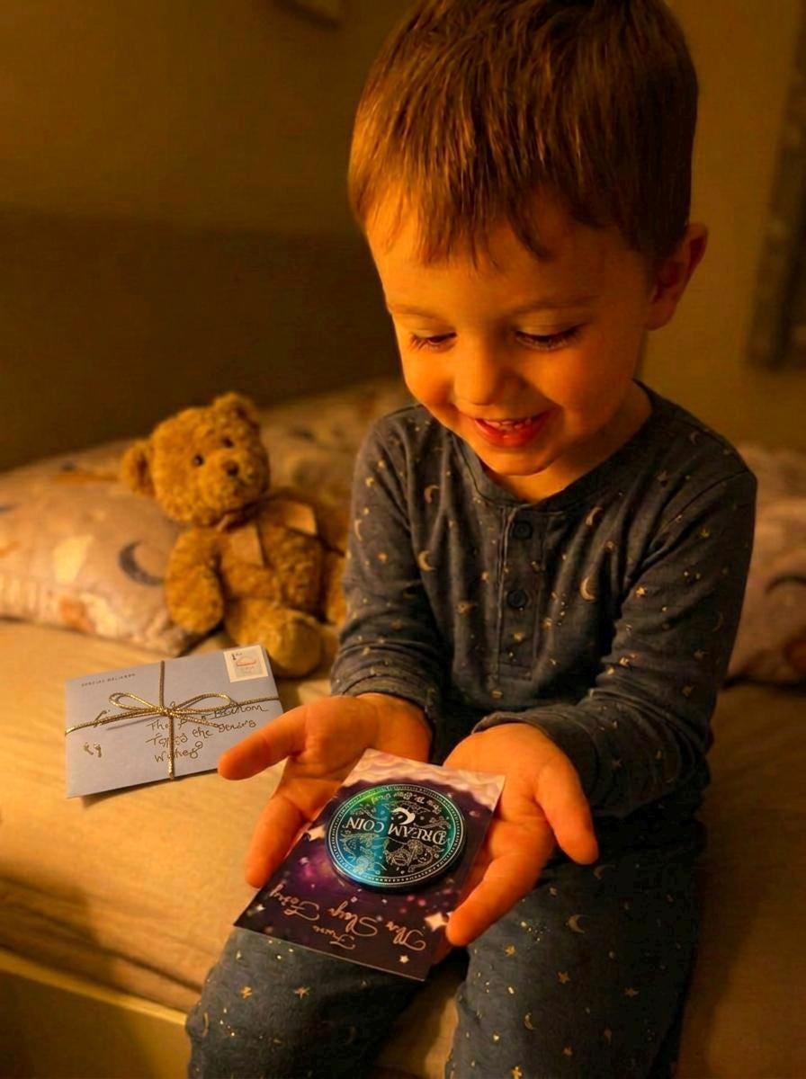 Sleep in your Own Bed Kit- Sleep Fairy Bedtime Reward Set with Dream Coin & Sleep Medal | Includes Sleep Chart with Encouragement Letters __etsy:8057844368