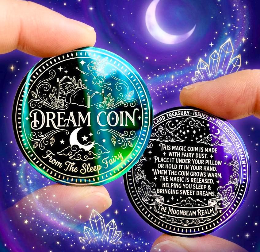 Sleep in your Own Bed Kit- Sleep Fairy Bedtime Reward Set with Dream Coin & Sleep Medal | Includes Sleep Chart with Encouragement Letters __etsy:8057935102