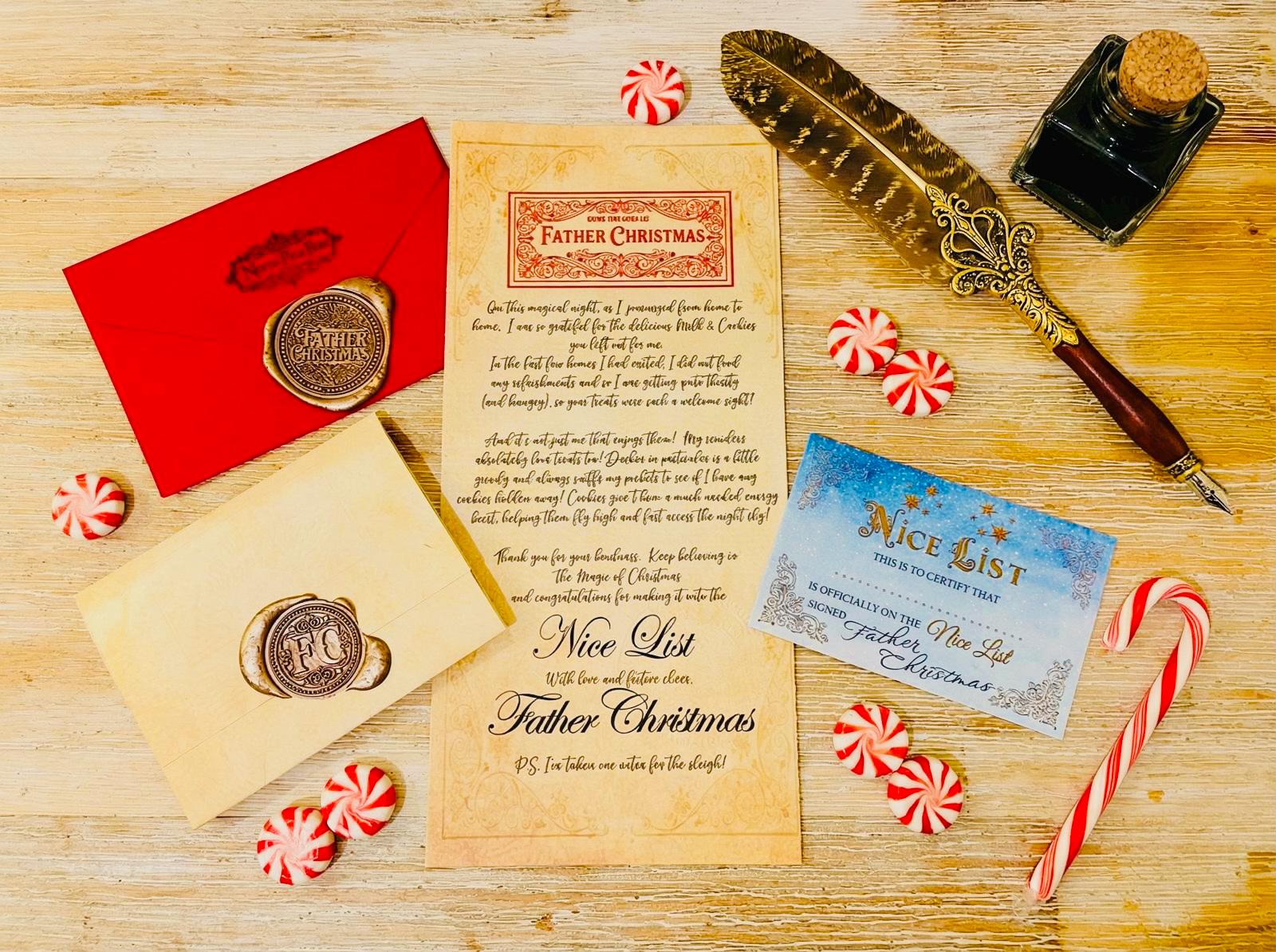 THANK YOU For The Milk & Cookies Father Christmas Gold Coin! Honorary Elf™ Collection. Leave on Father Christmas’ Treat Plate