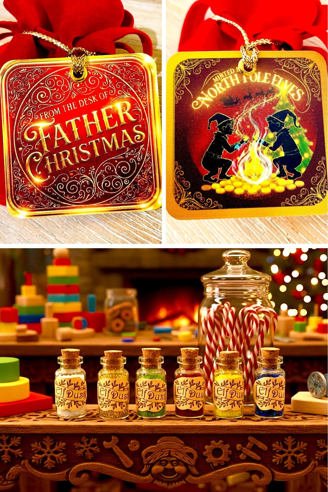 THANK YOU For The Milk & Cookies Father Christmas Gold Coin! Honorary Elf™ Collection. Leave on Father Christmas’ Treat Plate