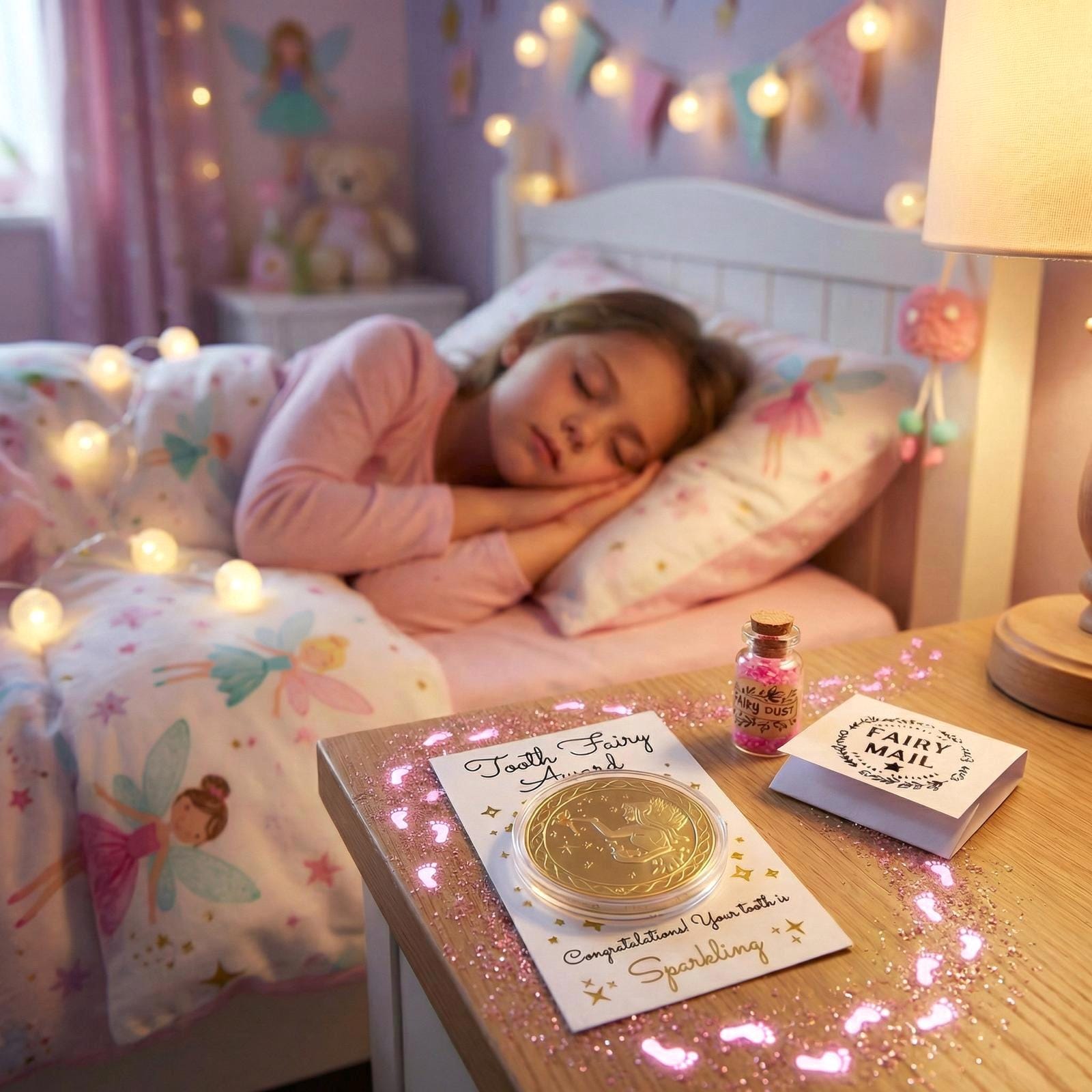 Tooth Fairy Gold Coin- Gift from the Tooth Fairy, Tooth Fairy Certificate, First Tooth Fairy Certificate, 1st Tooth Fairy Kit! Last Tooth