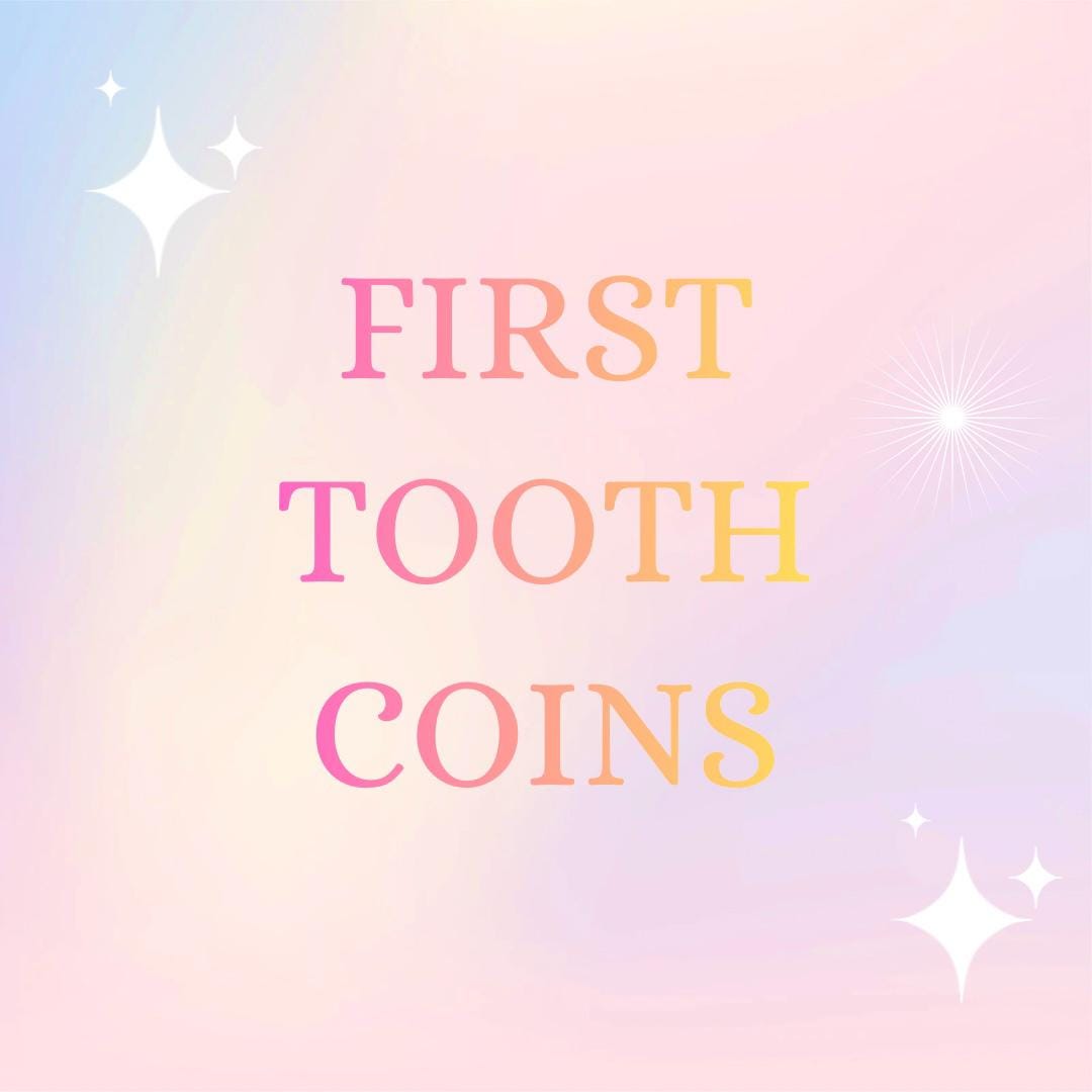 Tooth Fairy Gold Coin- Gift from the Tooth Fairy, Tooth Fairy Certificate, First Tooth Fairy Certificate, 1st Tooth Fairy Kit! Last Tooth