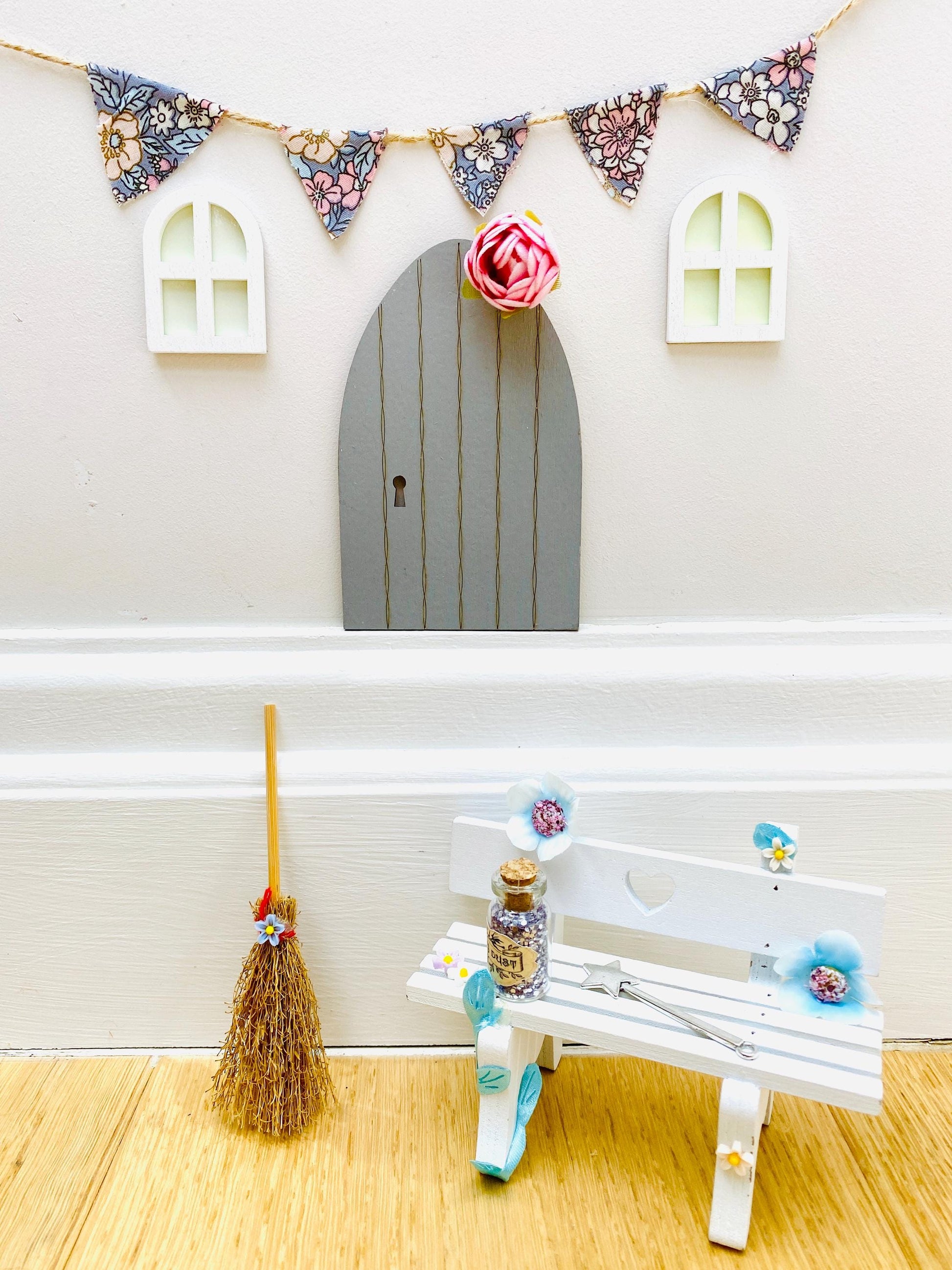Wooden Fairy Door: Enchanted Bedroom Decor
