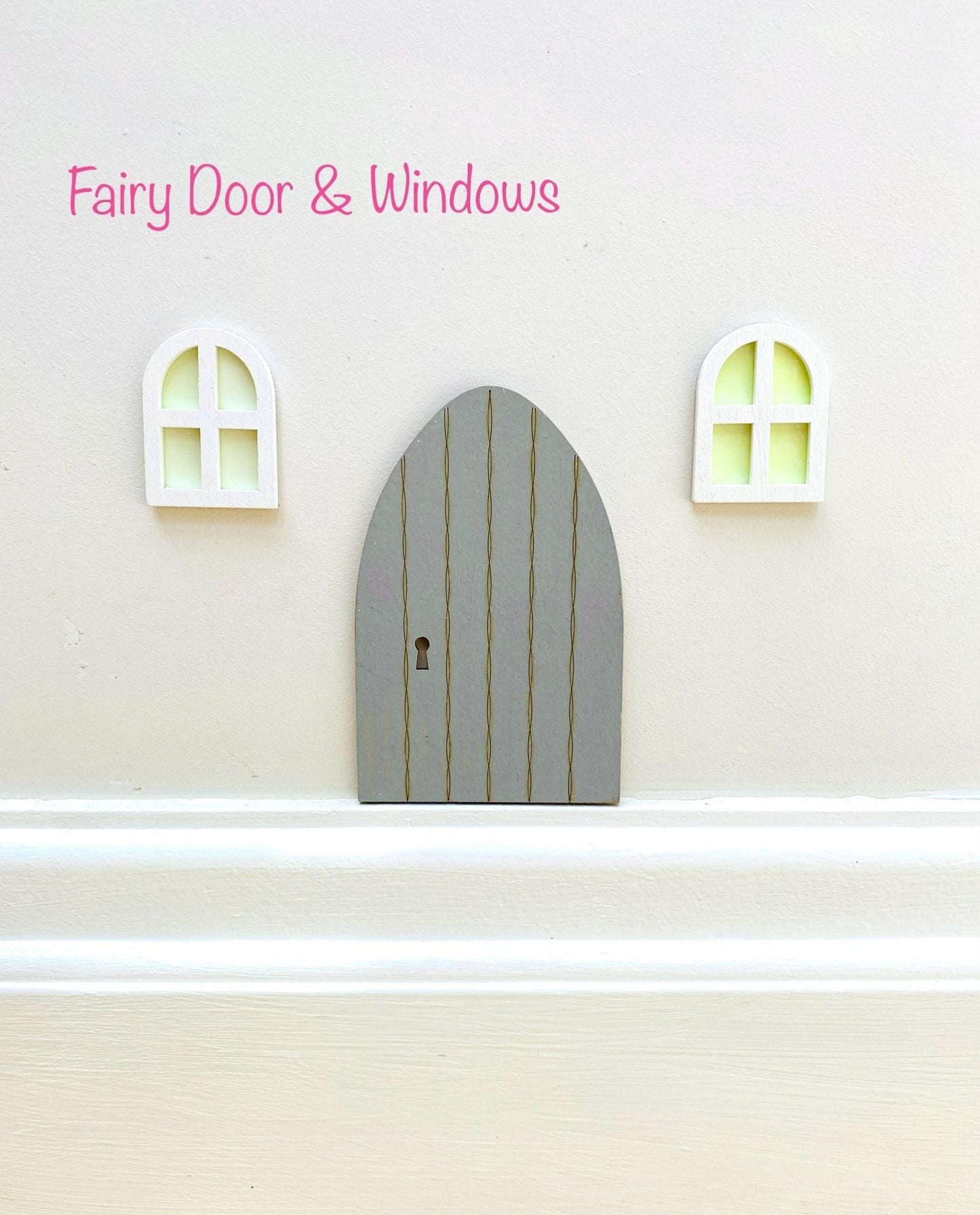 Wooden Fairy Door: Enchanted Bedroom Decor