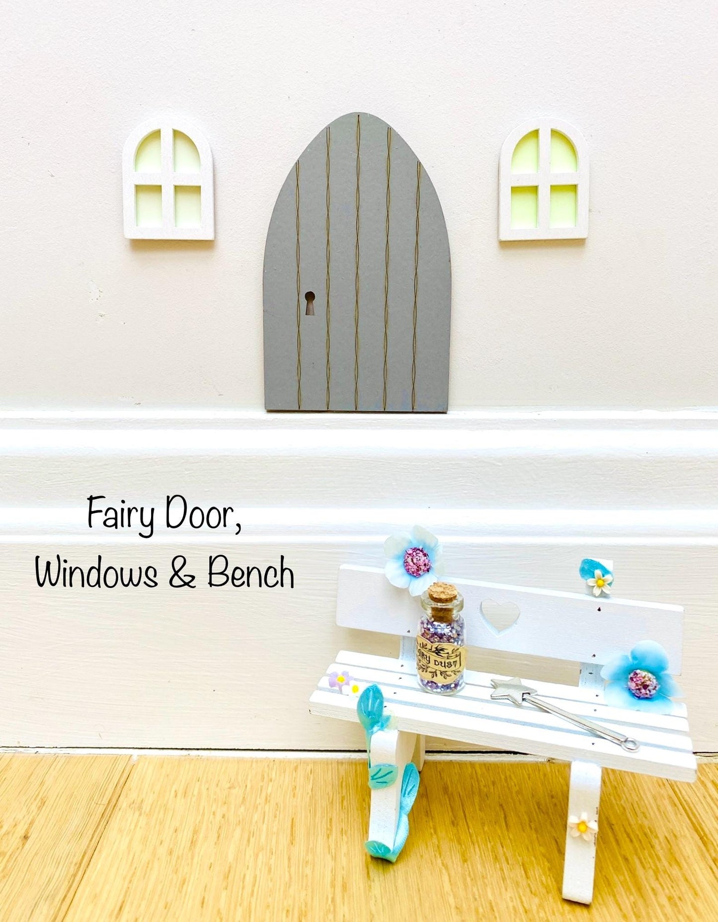 Wooden Fairy Door: Enchanted Bedroom Decor