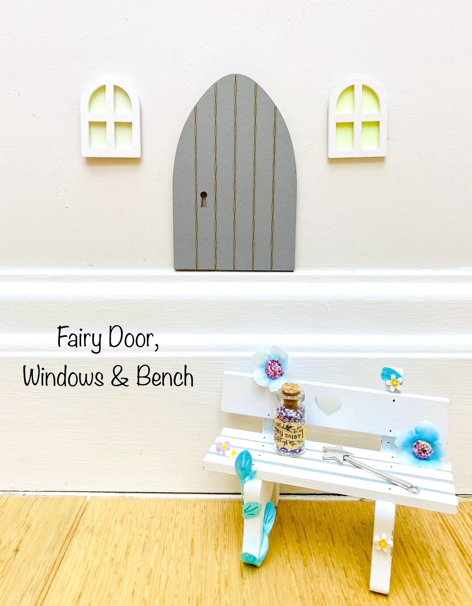 Wooden Fairy Door: Enchanted Bedroom Decor