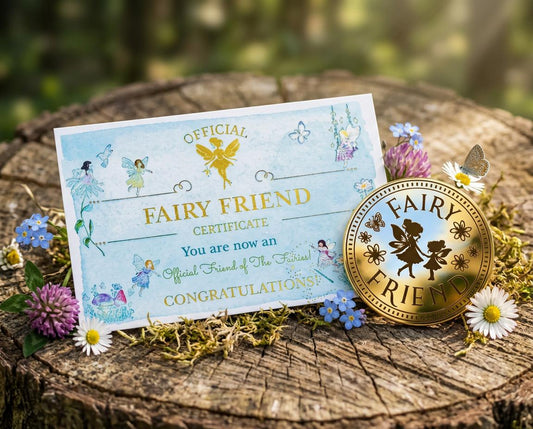 FAIRY FRIEND Certificate! Fairy Reward for Fairy Penpal, Fairy Letters, Good Behaviour- Fairy Gift