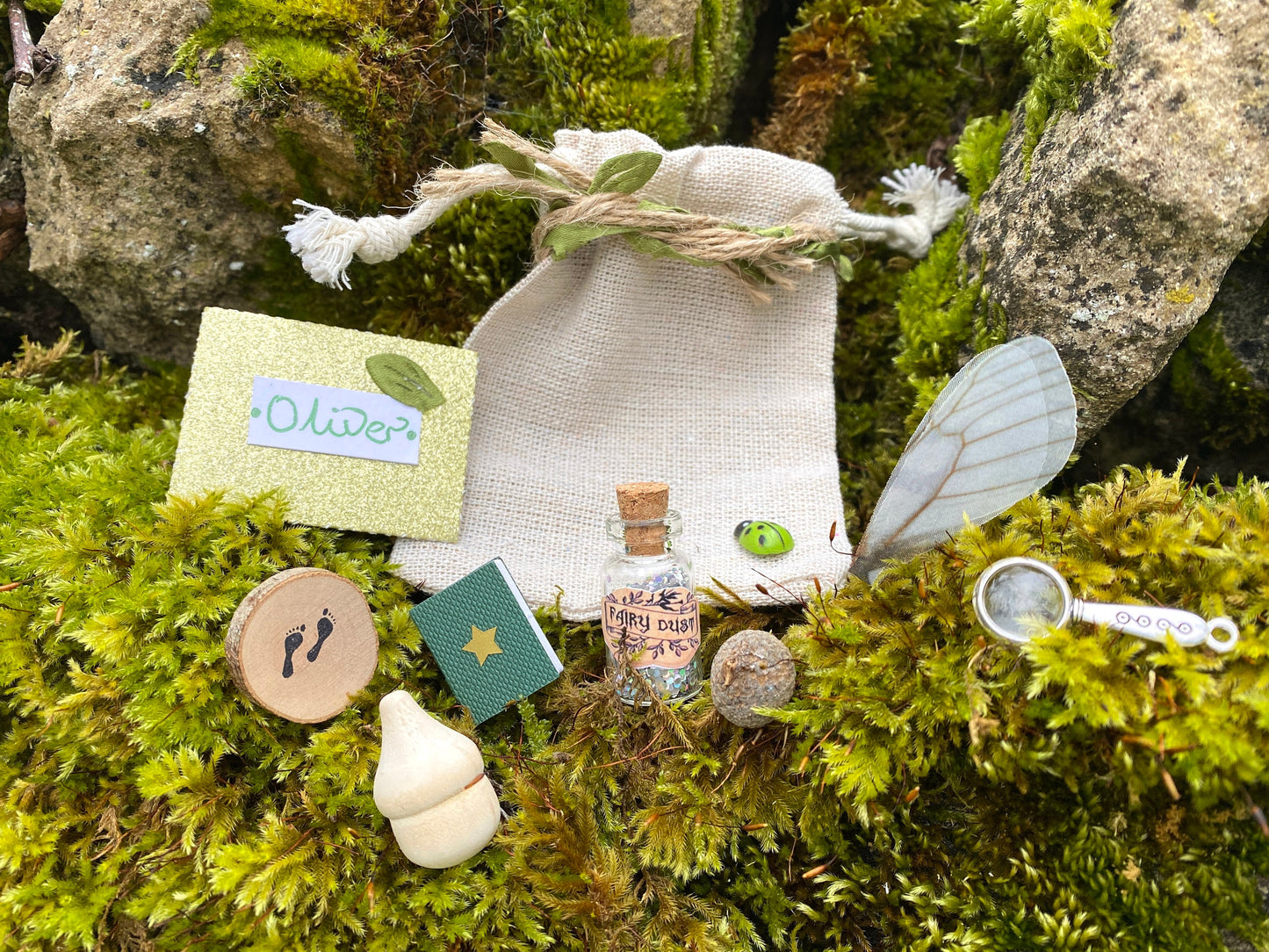 Personalized Woodland Tooth Fairy Kit: Handwritten Letter & Fairy Dust