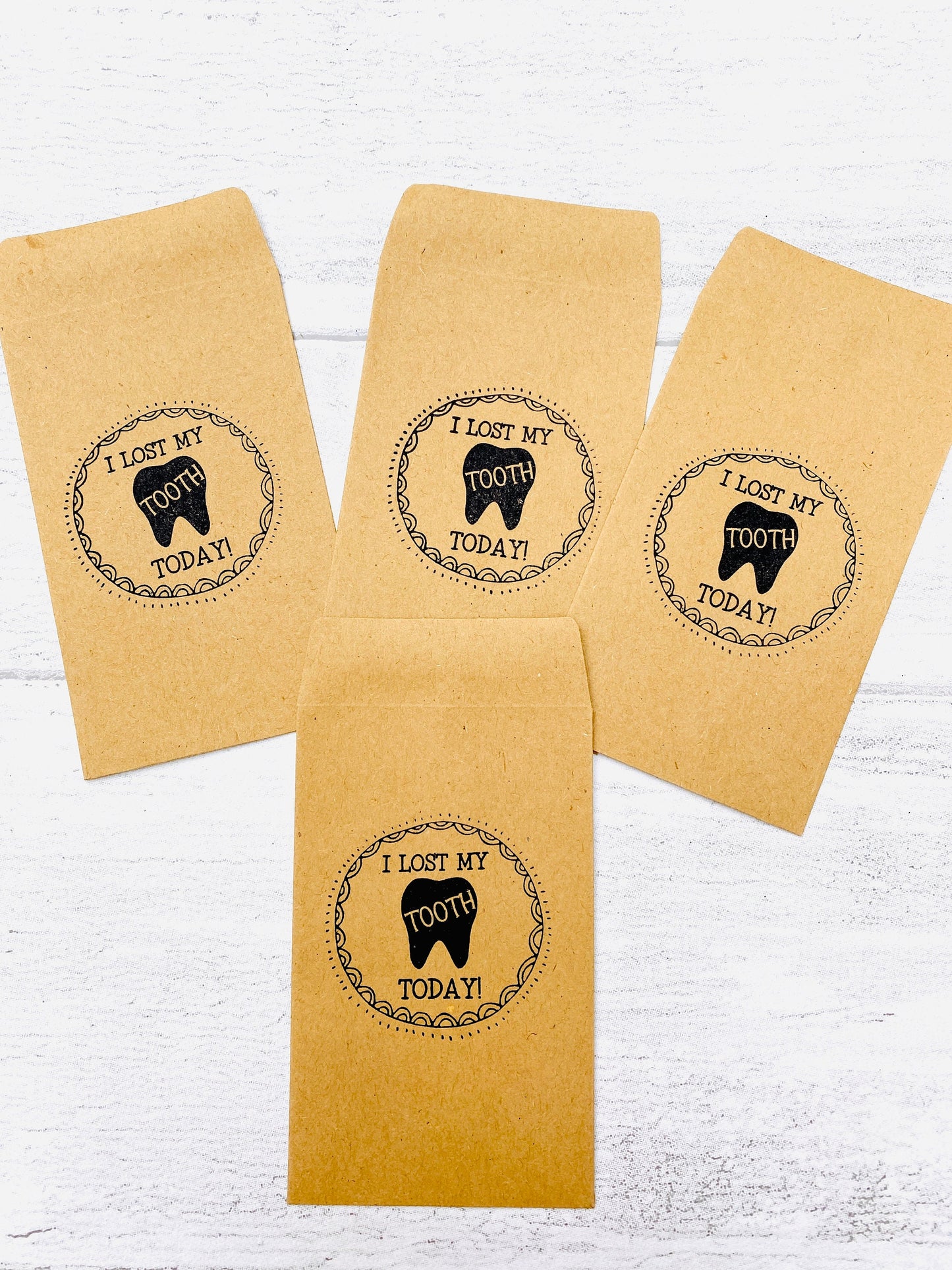 Lost Tooth Envelopes Set: School Teacher Supplies with Holographic Stickers