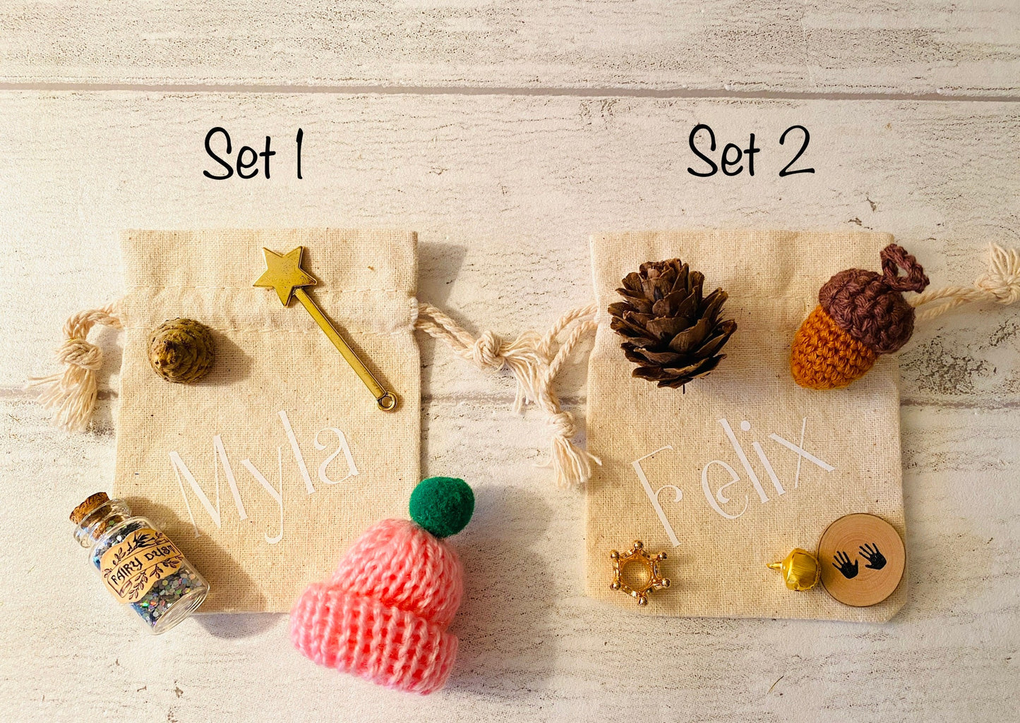 Woodland Tooth Fairy Kit: Personalized Letter in a Bottle