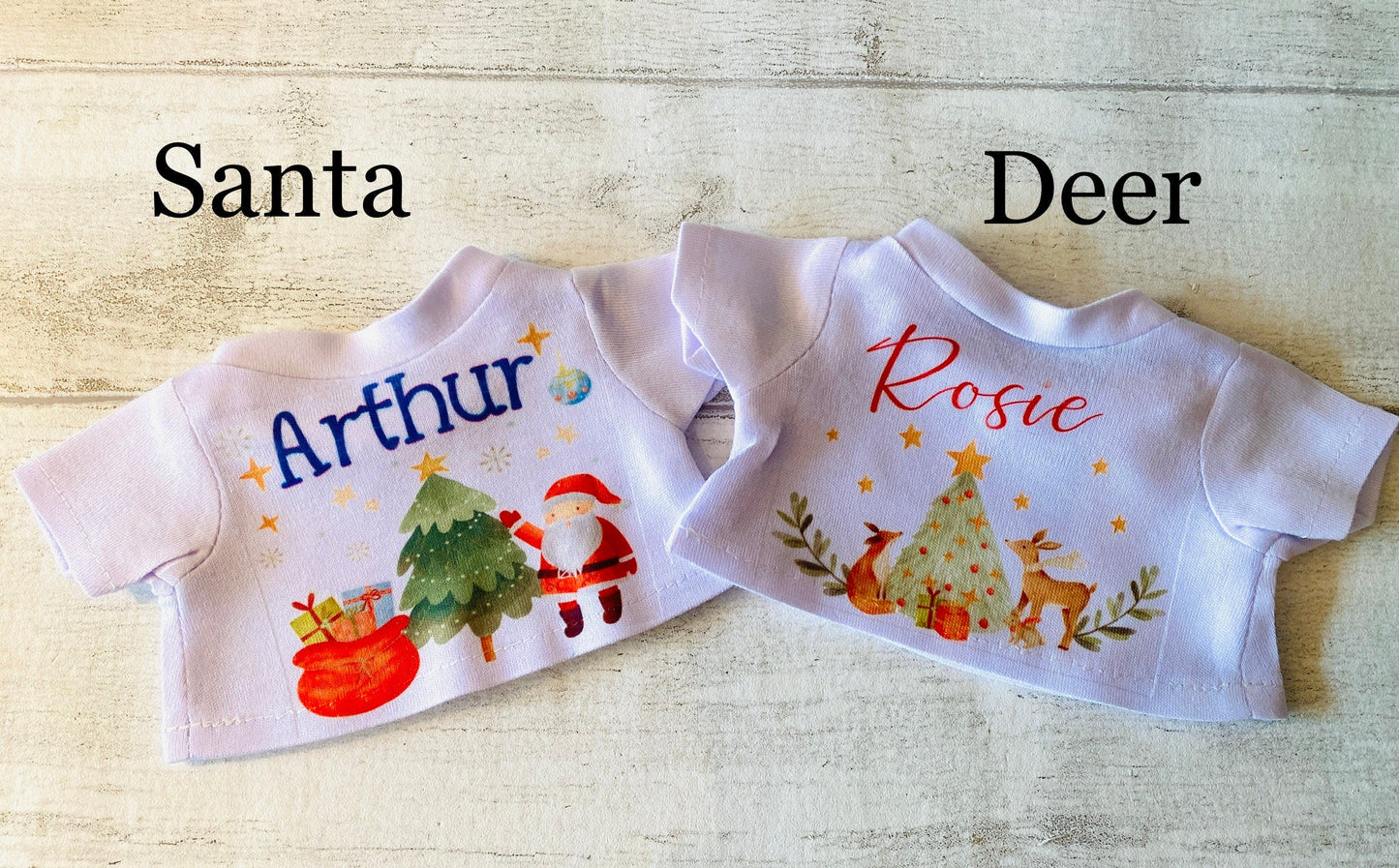 Personalised Christmas Jumper for your Teddy! FIRST CHRISTMAS Jumper- Perfect Stocking Filler from Santa- Christmas Eve Box Filler! 1st Xmas