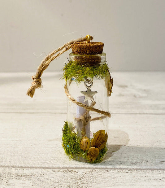 Christmas Tree Fairy Magical Message to your Child- Santa Letter- Stocking Filler- Christmas Tree Decoration- Message in a Bottle