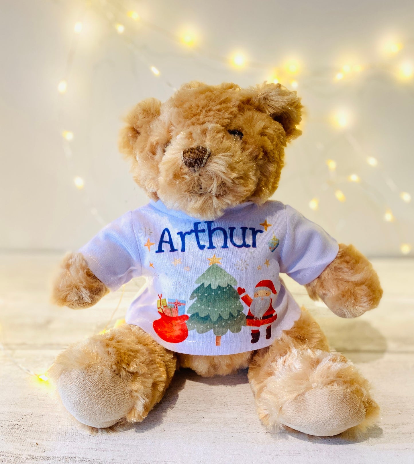 Personalised Christmas Jumper for your Teddy! FIRST CHRISTMAS Jumper- Perfect Stocking Filler from Santa- Christmas Eve Box Filler! 1st Xmas