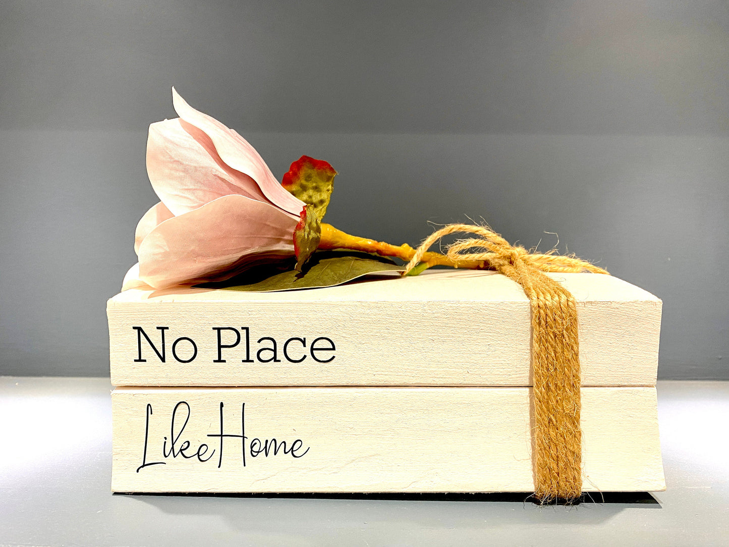 Welcoming Hallway Ornament Book Stack! White Book Stacks- home decor ornament, coffee table bookshelf decor, hallway console table ornament