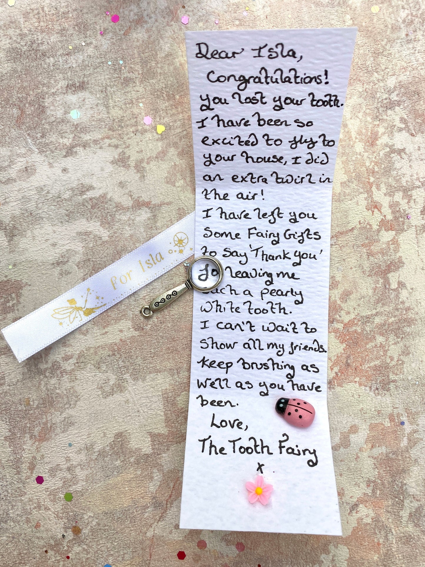 Tooth Fairy Kit With Tooth Fairy Gifts. PersonalIsed Tooth Fairy Letter. Tooth Fairy Set, Fairy Gold Coin, (1st Tooth Fairy)