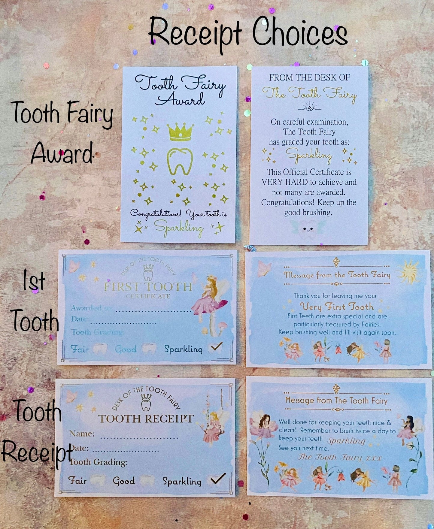 Tooth Fairy Kit With Tooth Fairy Gifts. PersonalIsed Tooth Fairy Letter. Tooth Fairy Set, Fairy Gold Coin, (1st Tooth Fairy)