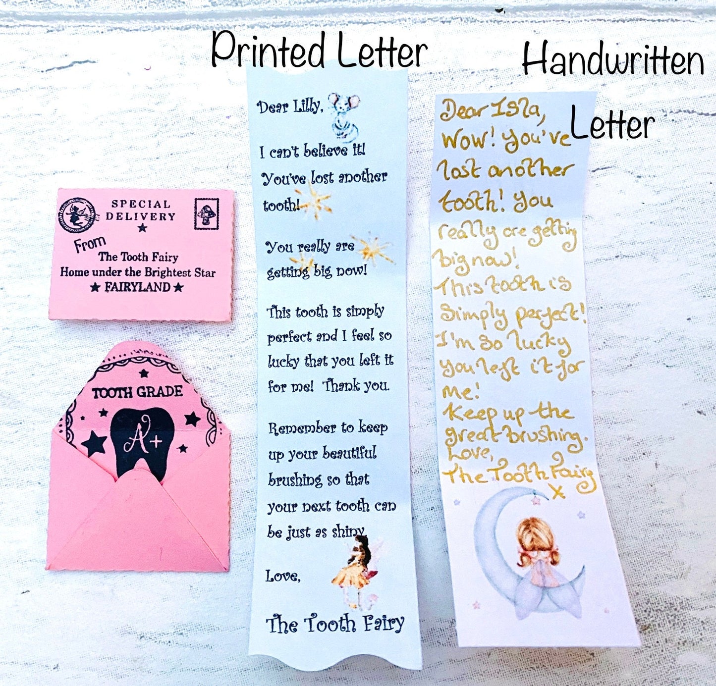 Little Tooth Fairy Letter, Fairy Dust & Gold Coin! Tooth Fairy Kit, Tooth Fairy Gifts, Tooth Fairy Tiny Letter, Little Letter! First Tooth
