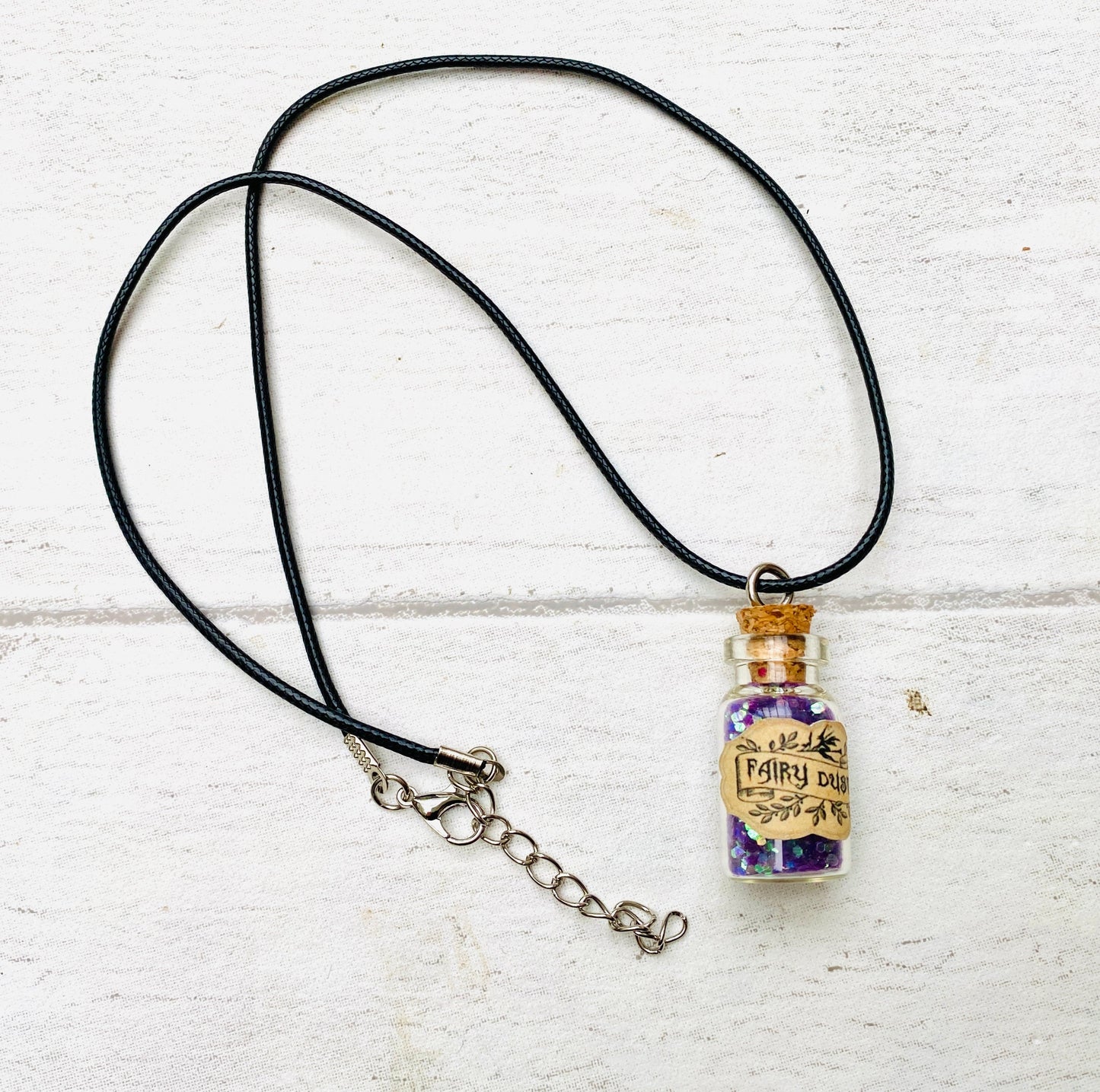 Fairy Dust Bottle Necklaces- Fairy Party Bag Fillers, Fairy Dust Necklace, Fairy Gift Fairy Gift for Fairy Party Bags mini Fairy Dust bottle
