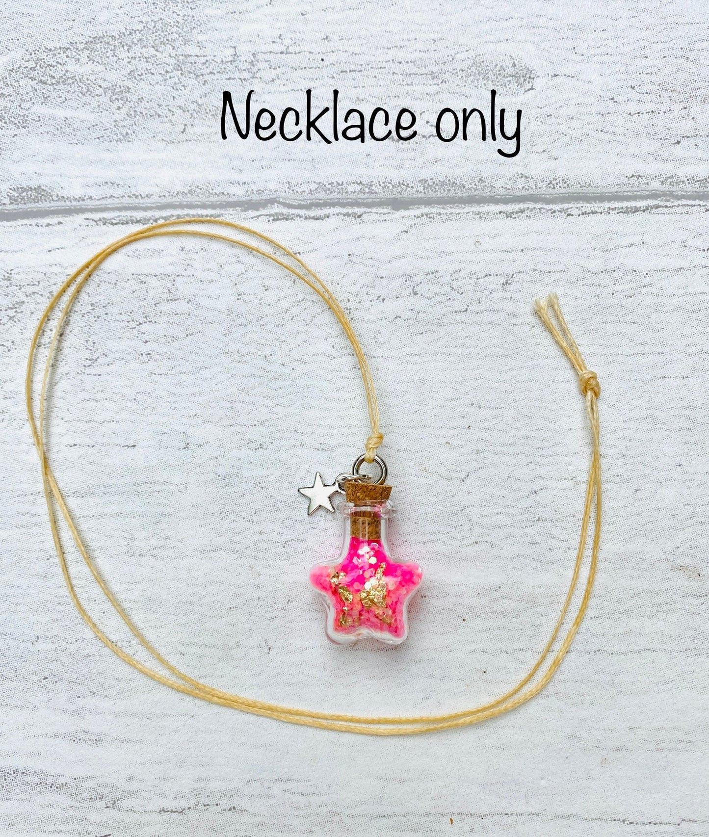 Fairy Dust Bottle Necklaces with Tooth Fairy Letter Gift. Fairy Party Bag Fillers, Fairy Dust Necklace, Fairy Party Bags, Mini Fairy Dust