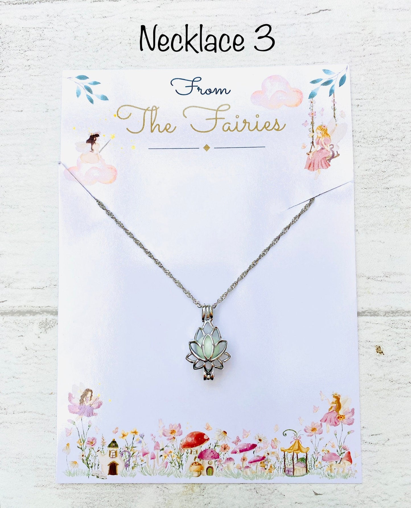 Older Child Fairy Necklace & Tooth Fairy Letter.  Tooth Fairy Visit, Fairy Dust Bottle, Lost First Tooth, Older Child Tooth Fairy Gift