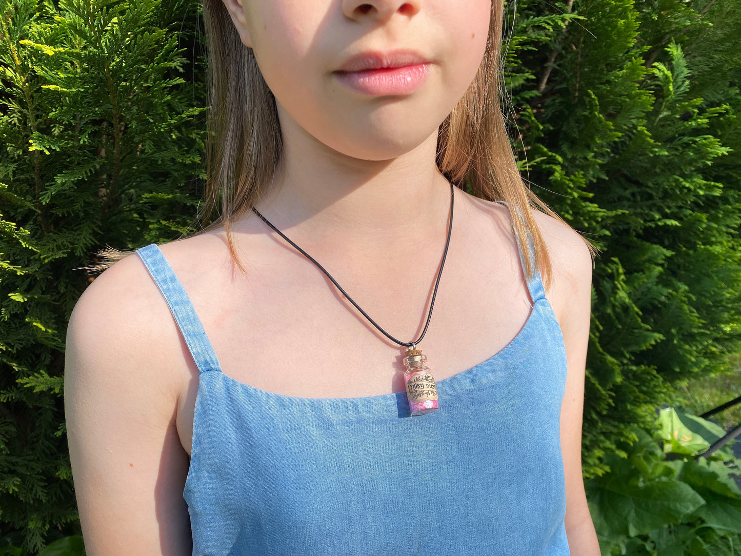 Fairy Dust Bottle Necklaces- Fairy Party Bag Fillers, Fairy Dust Necklace, Fairy Gift Fairy Gift for Fairy Party Bags mini Fairy Dust bottle
