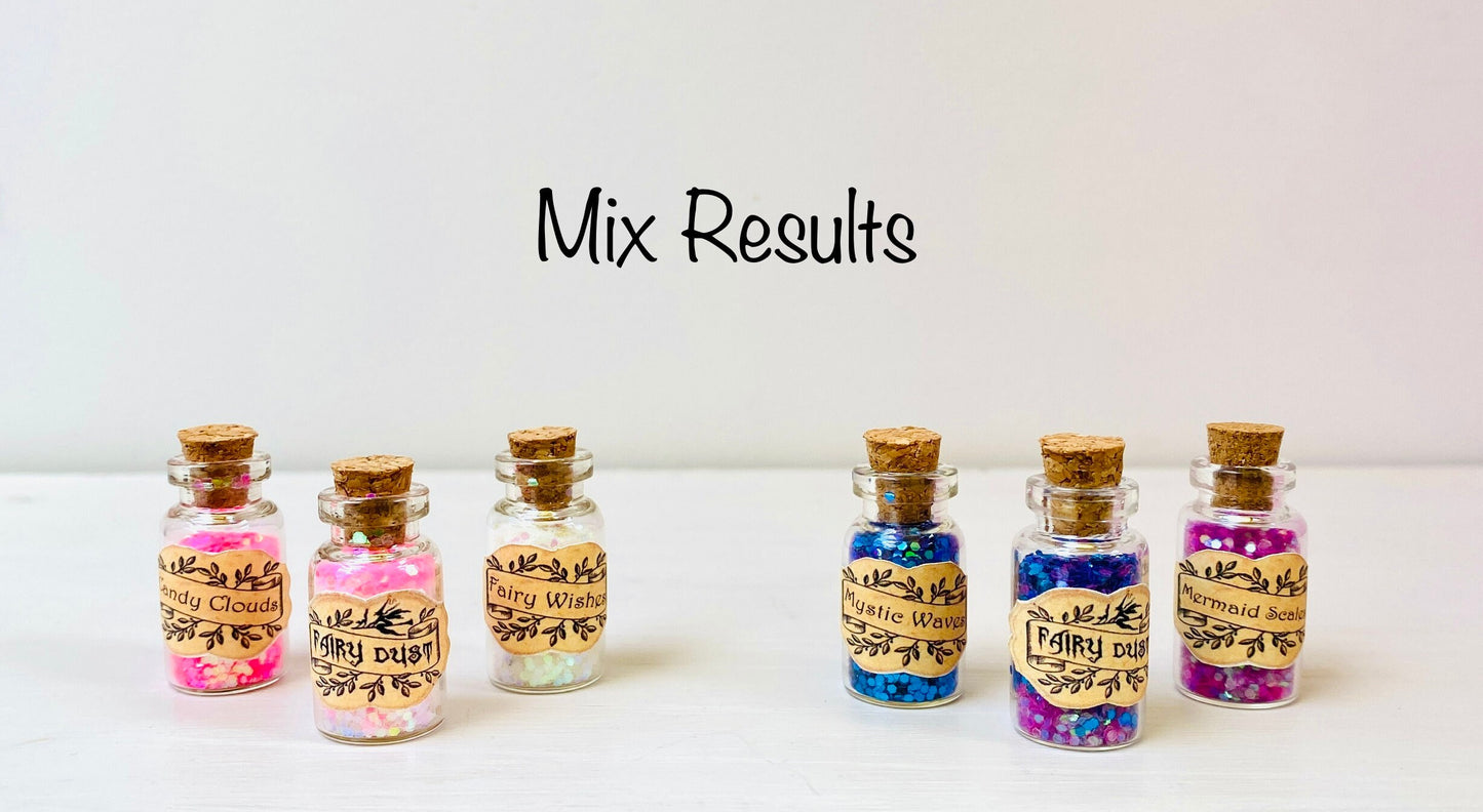 Make Your Own Fairy Dust! Perfect Party Bag Fillers, Fairy Party Decor, Fairy Present, Mini Fairy Dust! Tooth Fairy Kit,
