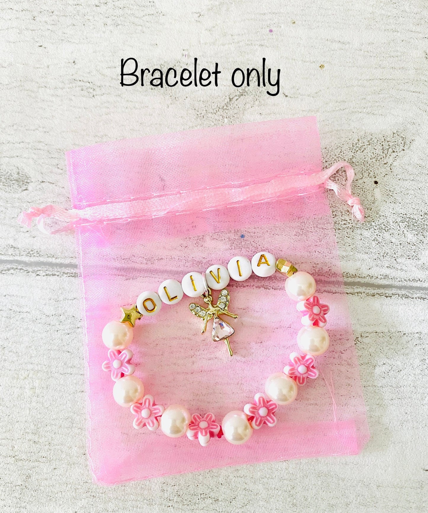 Tooth Fairy Bracelet Fairy Gift & Letter! Party Bag Fillers, Fairy Gift Fairy for Fairy Party Bags! Tooth Fairy Letter and Gift! First Tooth Gold Coin