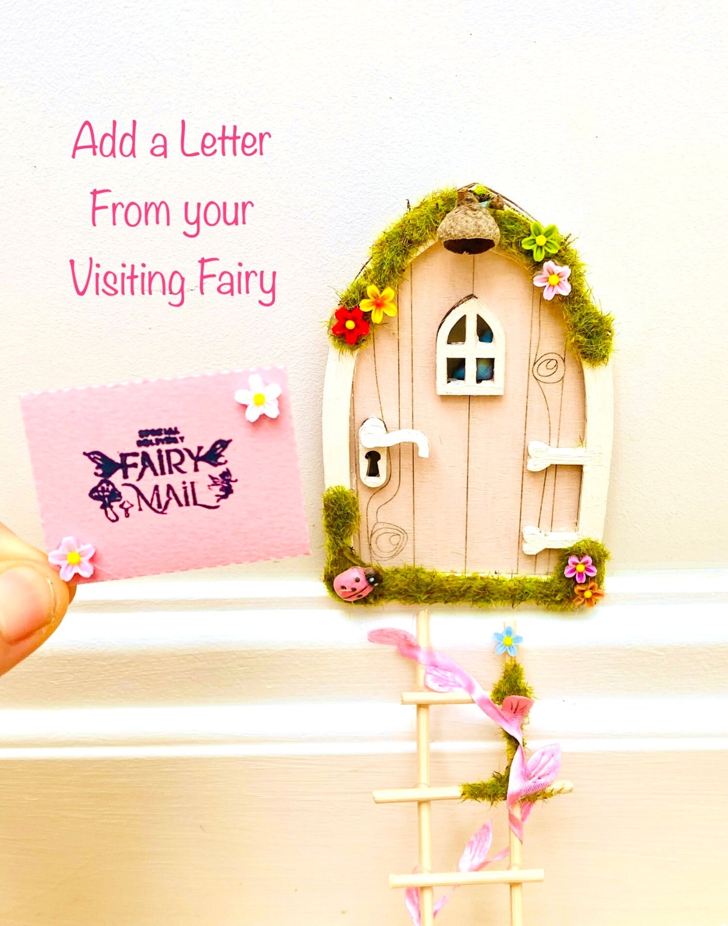 Fairy Door Key with Fairy Letter from your Visiting Fairy and little Fairy Door Gifts! Have Fairy Visits all year round! Fairy Penpal