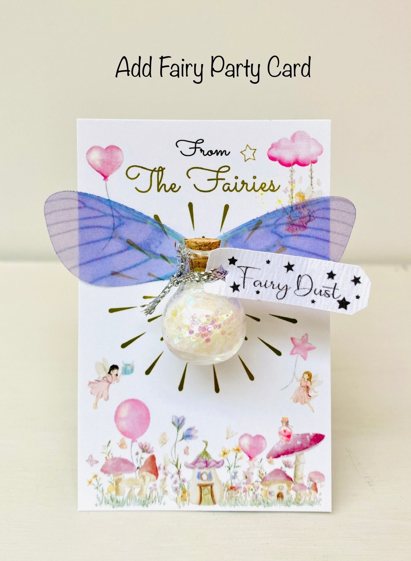 Fairy Dust Bottles perfect Party Bag Fillers /Wedding Favours - Fairy Birthday Favours Decorations or Gifts