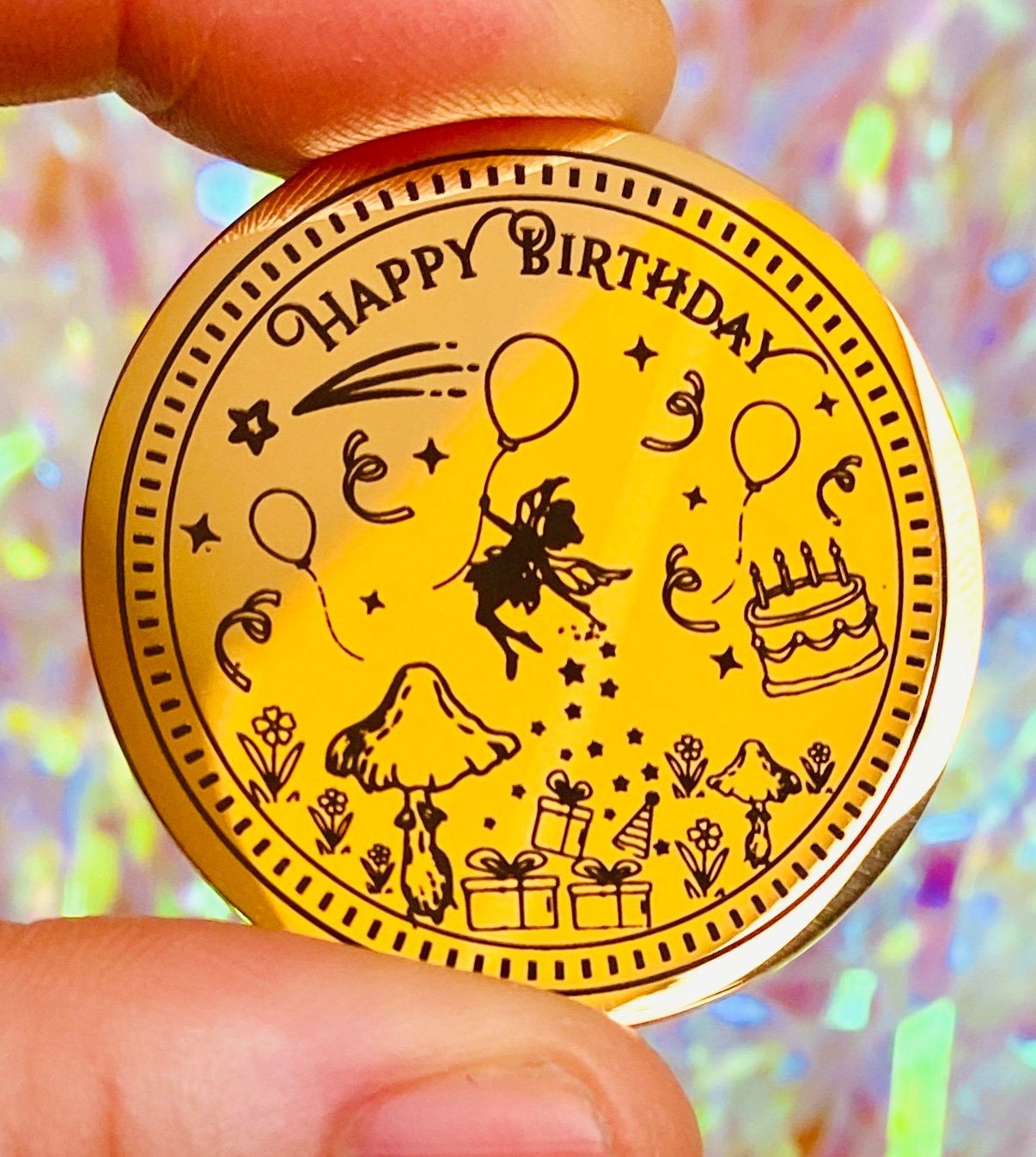 Happy Birthday Fairy Gold Coin: Magical Birthday Gift