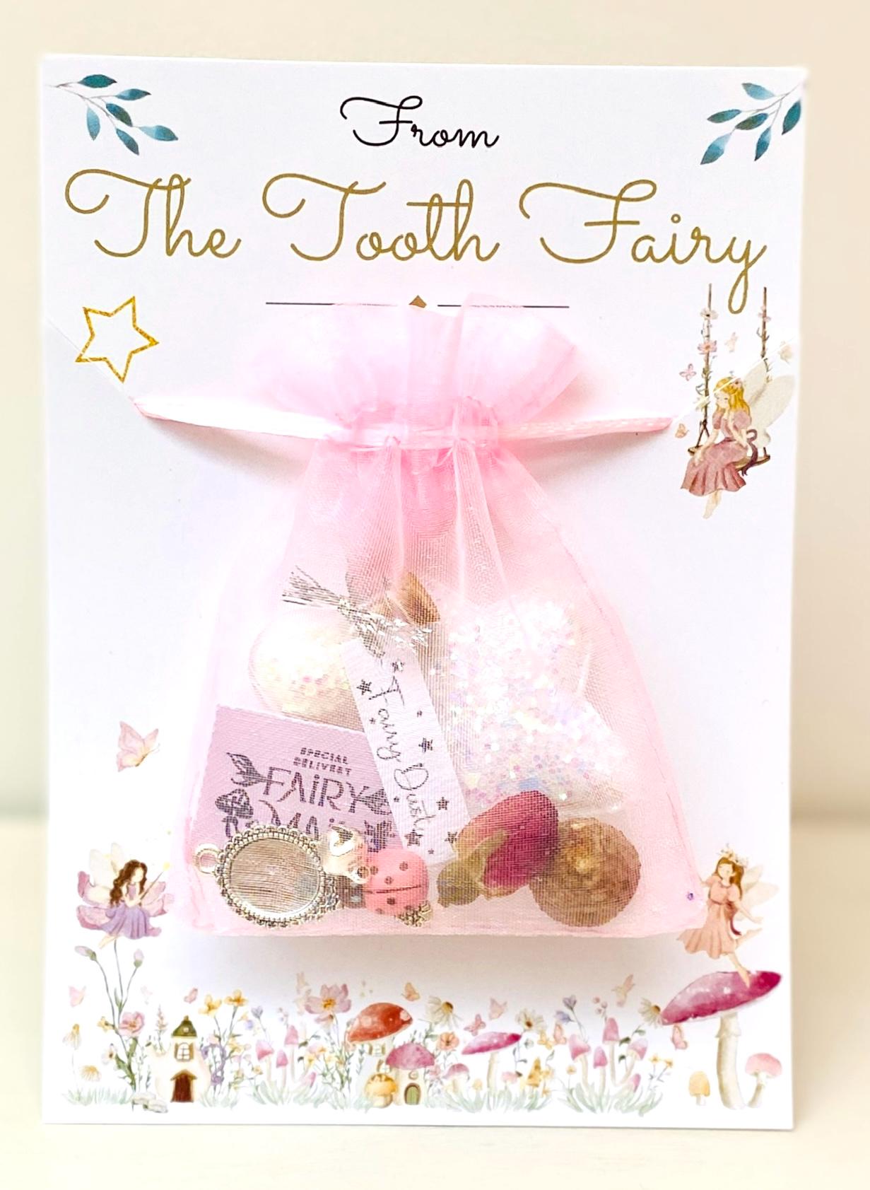 Tooth Fairy Kit & Fairy Dust Bottle! Tooth Fairy Letter. Tooth Fairy Set with Tooth Fairy Gold Coin, Tooth Fairy Gifts, First Tooth Fairy