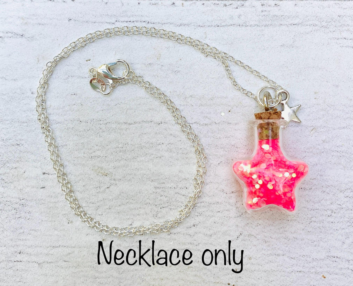 Fairy Dust Bottle Necklaces- Fairy Party Bag Fillers, Fairy Dust Necklace, Fairy Gift Fairy Gift for Fairy Party Bags mini Fairy Dust bottle